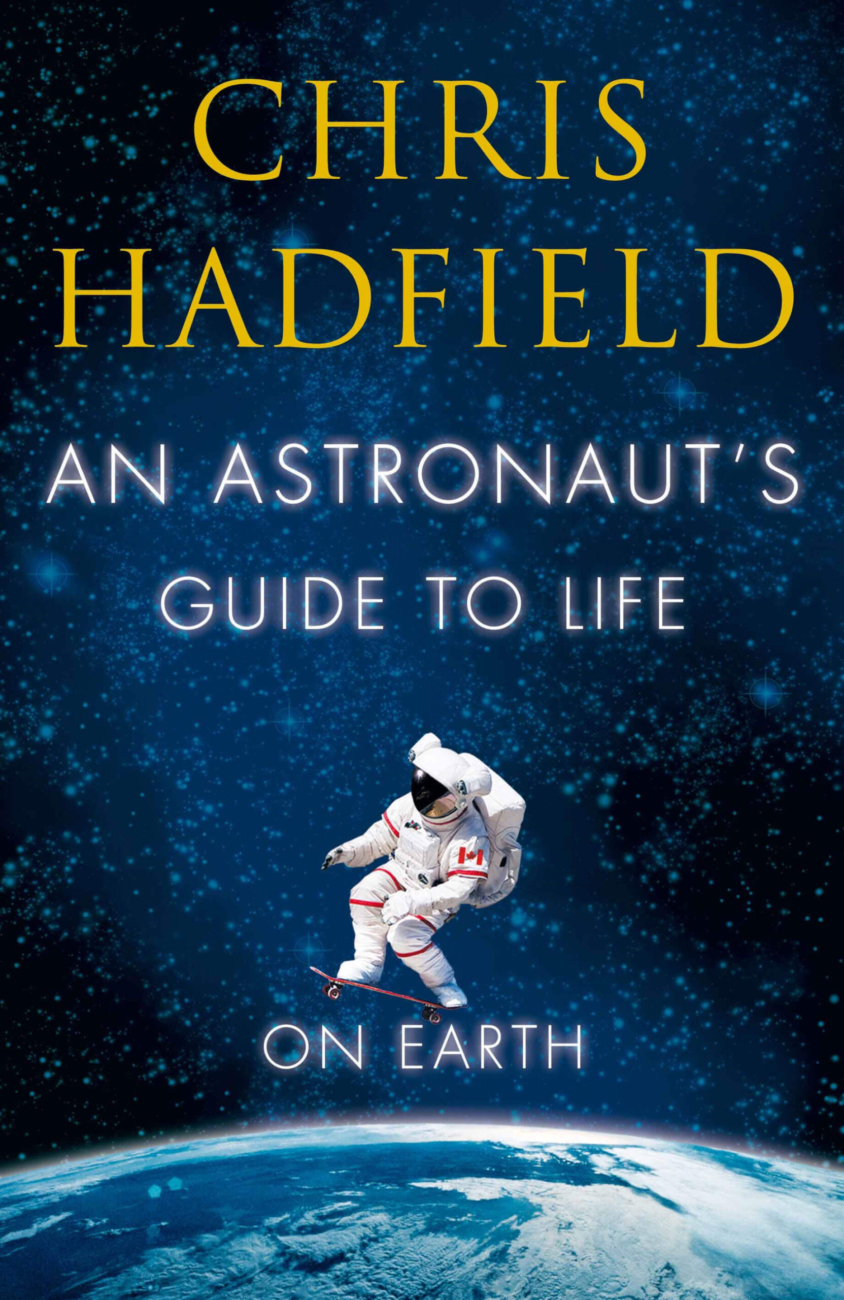 Book cover art from Chris Hadfield's 'An Astronaut's Guide to Life on Earth' - UK Version